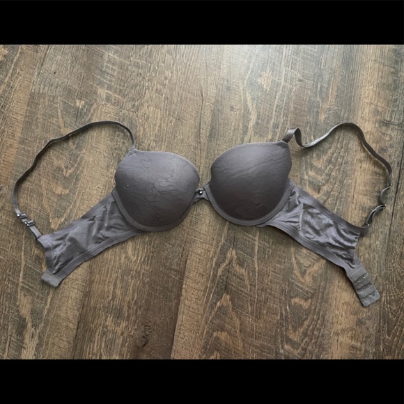 (CLOSET CLOSING FINAL SALE) Vera Wang Natural Lift Slate Purple Underwire Bra - Picture 3 of 8